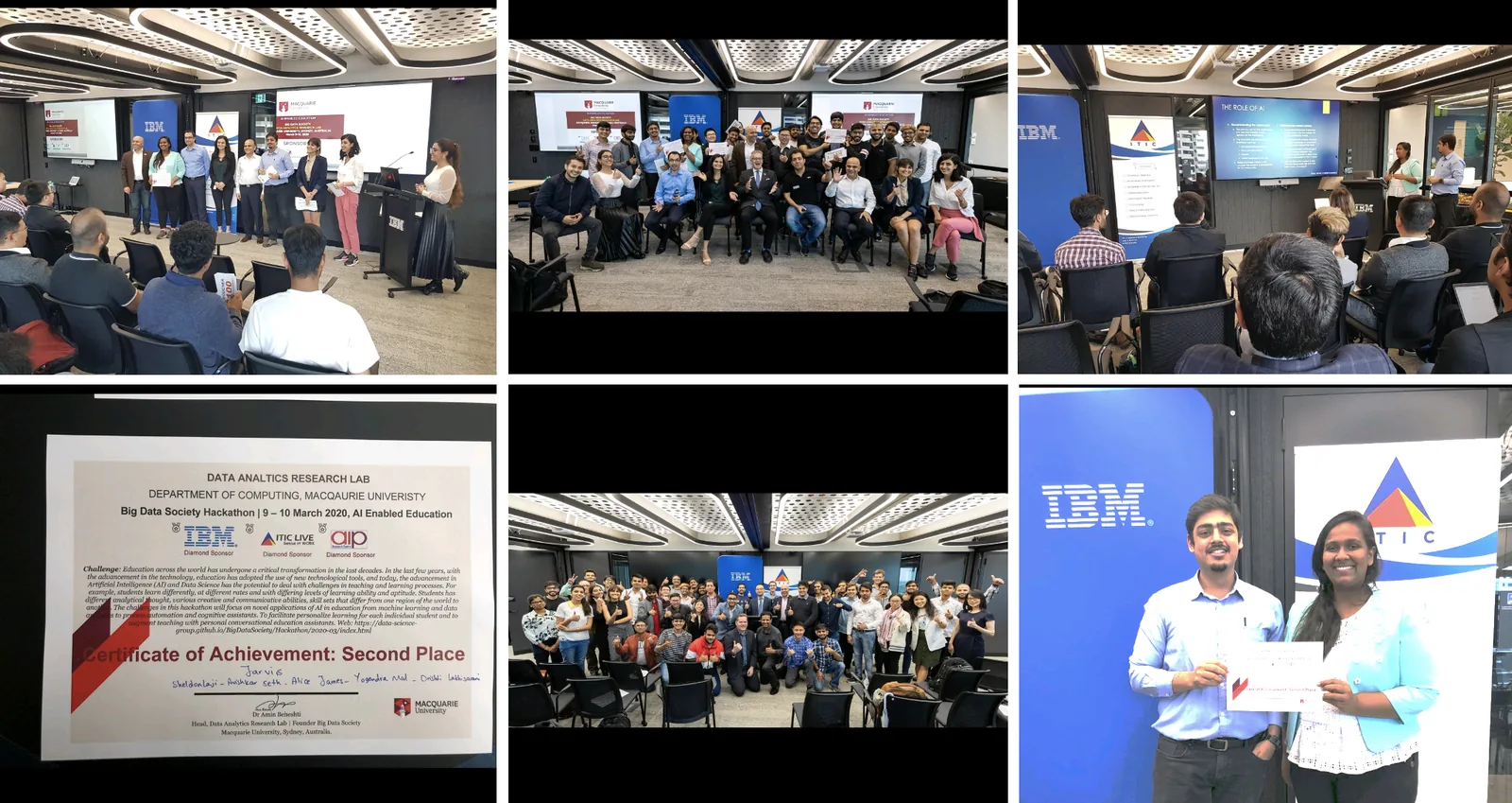 Hackathon Challenge, Sydney- Awarded 2nd Place